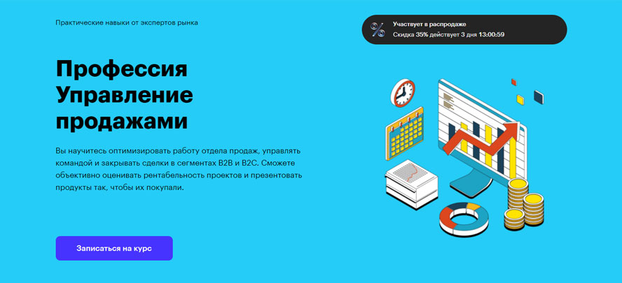 Руководитель отдела продаж B2B и B2C (Skillbox)